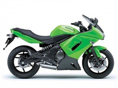 Best 2006-2008 Kawasaki Ninja 650 EX650 Motorcycle Fairings - Green Matte Black UK