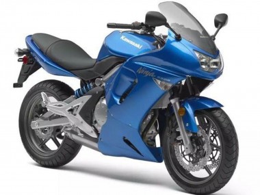 Best 2006-2008 Kawasaki Ninja 650 EX650 Motorcycle Fairings - Blue Chrome UK