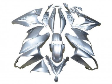 Best 2009-2011 Kawasaki Ninja 650 EX650 Motorcycle Fairings - Silver UK