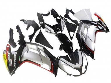 Best 2012-2014 Kawasaki Ninja ER6F Motorcycle Fairings - Silver Black Red Yellow UK