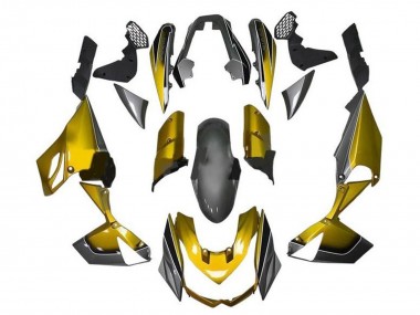 Best 2010-2013 Kawasaki Z1000 Motorcycle Fairings - Gold UK