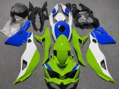 Best 2019-2025 Kawasaki ZX25R ZX-25R Motorcycle Fairings - White Blue Green UK