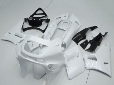 Best 1993-2007 Kawasaki ZZR400 Motorcycle Fairings - White UK