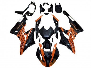 Best 2015-2016 BMW S1000RR Motorcycle Fairing - Orange Glossy Black UK