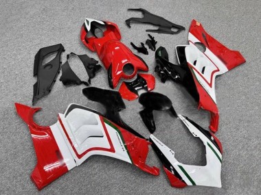 Best 2020-2021 Ducati Panigale V4 V4S Motorcycle Fairings - White Red Glossy Black Green UK