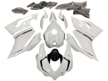Best 2015-2020 Ducati 1299 Motorcycle Fairings - Pearl White UK