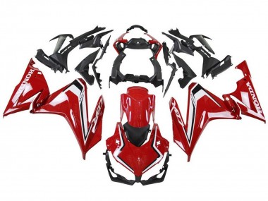Best 2019-2021 Honda CBR500R Motorcycle Fairings - Red White Black UK
