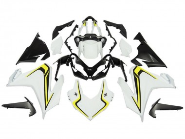 Best 2019-2021 Honda CBR500R Motorcycle Fairings - White Yellow Black UK