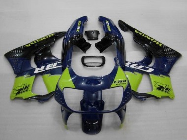 Best 1994-1995 Honda CBR900RR 893 Motorcycle Fairings - Blue Green Glossy Black UK