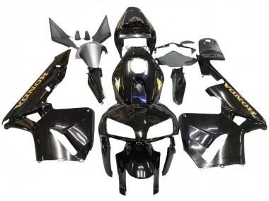 Best 2005-2006 Honda CBR600RR Motorcycle Fairings - Black Gold UK