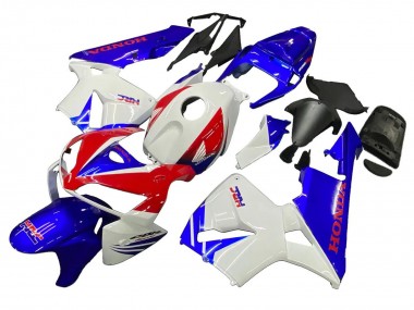 Best 2005-2006 Honda CBR600RR Motorcycle Fairings - White Red Blue HRC UK