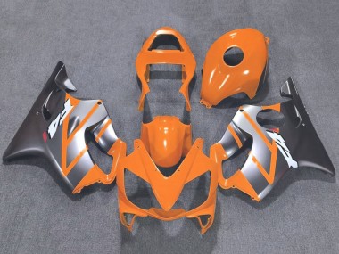 Best 2001-2003 Honda CBR600 F4i Motorcycle Fairings - Silver Orange UK