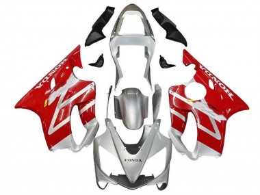 Best 2001-2003 Honda CBR600 F4i Motorcycle Fairings - Silver Red UK