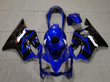 Best 2004-2007 Honda CBR600 F4i Motorcycle Fairings - Blue Glossy Black UK