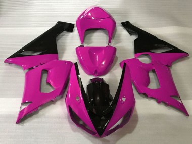 Best 2005-2006 Kawasaki ZX6R Motorcycle Fairings - Pink Black UK