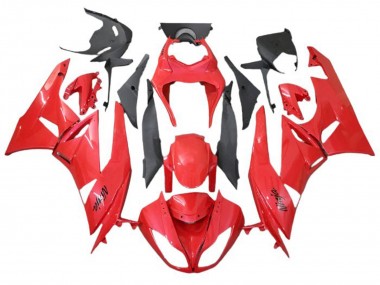Best 2009-2012 Kawasaki ZX6R Motorcycle Fairings - Red UK