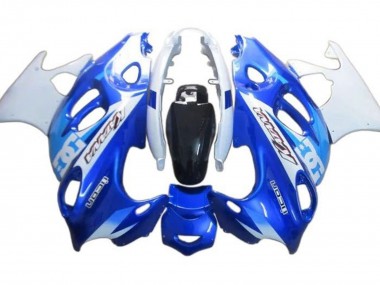 Best 2004-2006 Suzuki GSX600F/GSX750F Motorcycle Fairings - White Blue DC UK