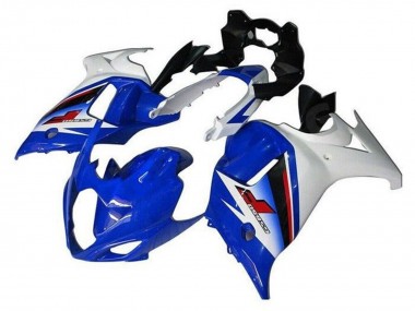 Best 2008-2013 Suzuki GSX650F Motorcycle Fairings - White Blue Red UK