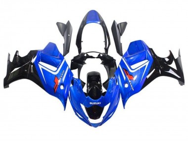 Best 2008-2013 Suzuki GSX650F Motorcycle Fairings - Blue White Glossy Black UK