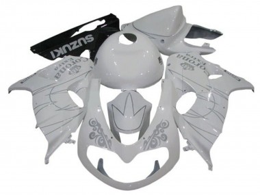 Best 1998-2003 Suzuki TL1000R Motorcycle Fairings - White Silver Corona UK