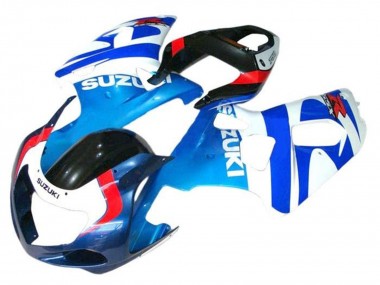 Best 2001-2003 Suzuki GSXR 600 / GSXR 750 Motorcycle Fairings - White Blue Red Black UK