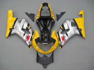 Best 2001-2003 Suzuki GSXR 600 / GSXR 750 Motorcycle Fairings - Yellow Silver Glossy Black Red UK