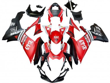 Best 2011-2024 Suzuki GSXR 600 / GSXR 750 Motorcycle Fairings - Red White Black Motul UK