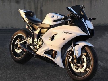 Best 2021-2024 Yamaha YZF R7 Motorcycle Fairings - White Black UK