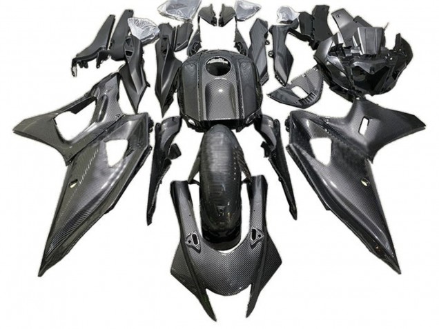 2021-2024 Yamaha YZF R7 Motorcycle Fairings - Faux Carbon Fiber UK