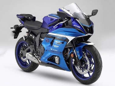 Best 2021-2024 Yamaha YZF R7 Motorcycle Fairings - Matte Blue Matte Light Blue UK