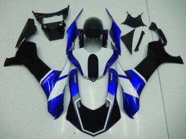 Best 2015-2019 Yamaha YZF 1000 R1 Motorcycle Fairings - Blue White Black UK
