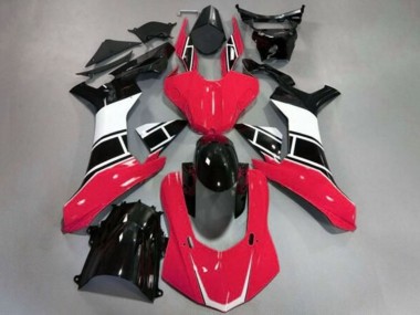 Best 2015-2019 Yamaha YZF 1000 R1 Motorcycle Fairing - Red White Glossy Black UK