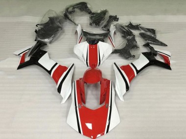 Best 2015-2019 Yamaha YZF 1000 R1 Motorcycle Fairing - White Red Black UK