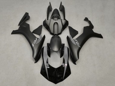 Best 2015-2019 Yamaha YZF 1000 R1 Motorcycle Fairings - Matte Black Glossy Black UK