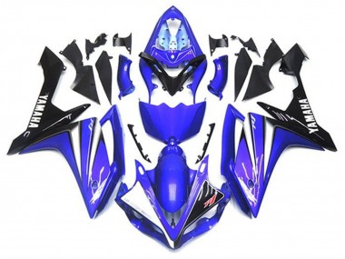 Best 2007-2008 Yamaha YZF 1000 R1 Motorcycle Fairing Kits - Blue White Black UK
