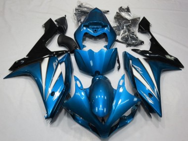 Best 2007-2008 Yamaha YZF 1000 R1 Motorcycle Fairings - Blue White Black UK