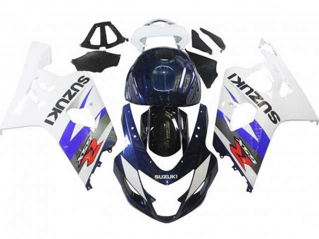 2004-2005 Suzuki GSXR 600 / GSXR 750 Motorcycle Fairings - White Blue Black Red UK