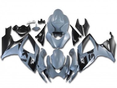 Best 2006-2007 Suzuki GSXR 600 / GSXR 750 Motorcycle Fairings - Grey Black UK