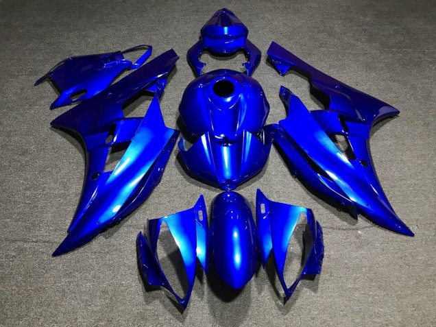 2006-2007 Yamaha YZF R6 Motorcycle Fairing - Blue UK