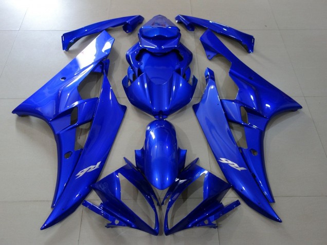 2006-2007 Yamaha YZF R6 Motorcycle Fairings - Blue UK