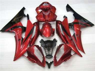 Best 2008-2016 Yamaha YZF R6 Motorcycle Fairings - Red Black UK