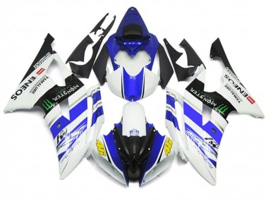 Best 2008-2016 Yamaha YZF R6 Motorcycle Fairings - White Blue Glossy Black Green Monster ENEOS 46 UK