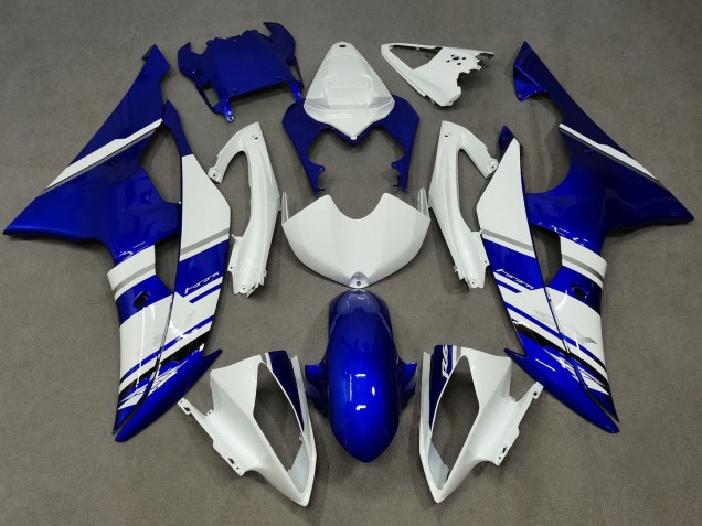 2008-2016 Yamaha YZF R6 Motorcycle Fairings - White Blue UK