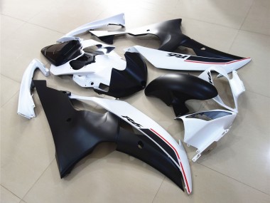 Best 2008-2016 Yamaha YZF R6 Motorcycle Fairings - White Matte Black Red UK