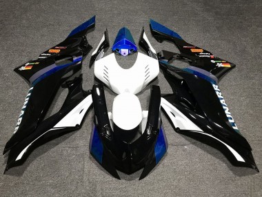 Best 2017-2025 Yamaha YZF R6 Motorcycle Fairings - White Blue Glossy Black UK