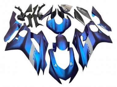 Best 2017-2023 Yamaha YZF R6 Motorcycle Fairings - Matte Chameleon Blue Purple UK