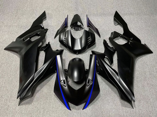 2017-2023 Yamaha YZF R6 Motorcycle Fairings - Matte Black Blue UK
