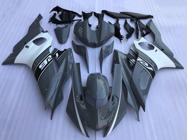 2017-2023 Yamaha YZF R6 Motorcycle Fairings - Dark Nardo Grey White Black UK