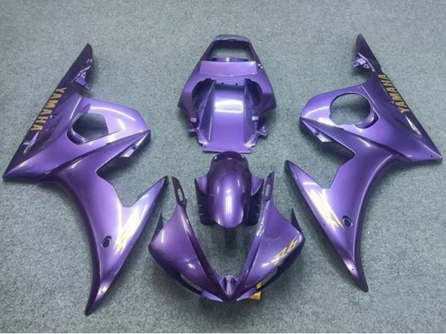 2005 Yamaha YZF R6 Motorcycle Fairings - Purple Gold UK