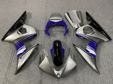 Best 2005 Yamaha YZF R6 Motorcycle Fairings - Silver Blue Black White UK